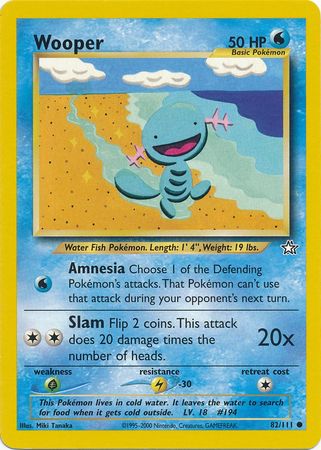 Wooper 82/111 – Neo Genesis (Unbegrenzt) – Normal