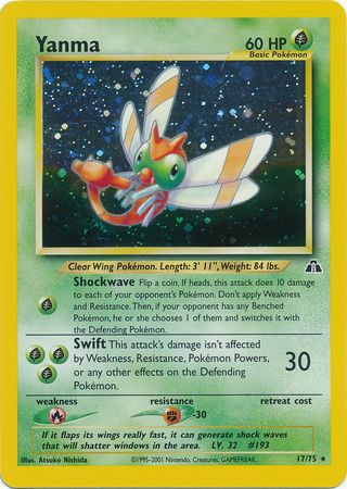 Yanma 17/75 - Neo Discovery (Unlimited) - Holofoil