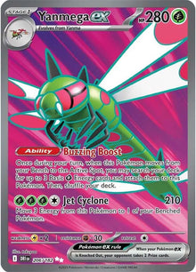 Yanmega ex 206/182 - Destined Rivals - Holofoil