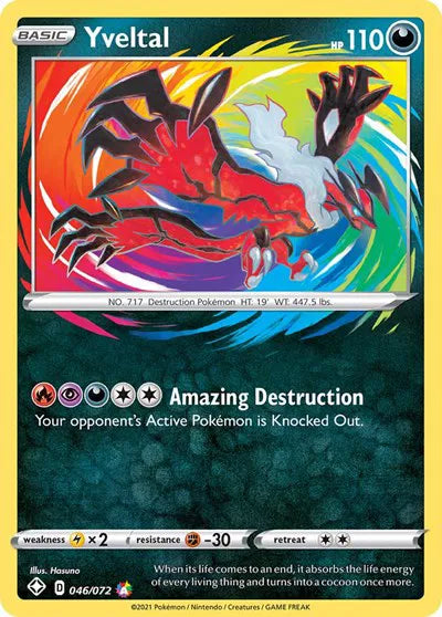 Yveltal 046/072 - Shining Fates - Holofoil