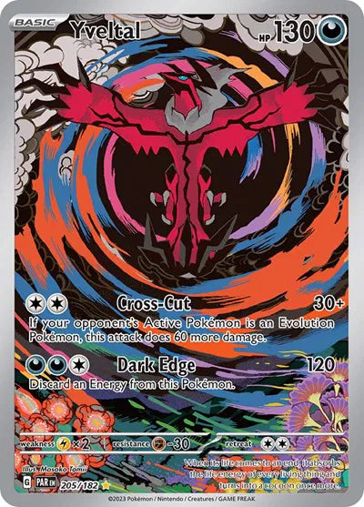 Yveltal 205/182 - Paradox Rift - Holofoil
