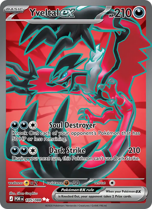 Yveltal ex 105/088 - Perfect Order - Holofoil