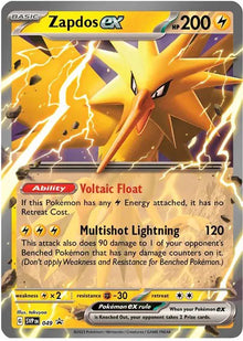 Zapdos ex 049 - Scarlet & Violet Promo - Holofoil