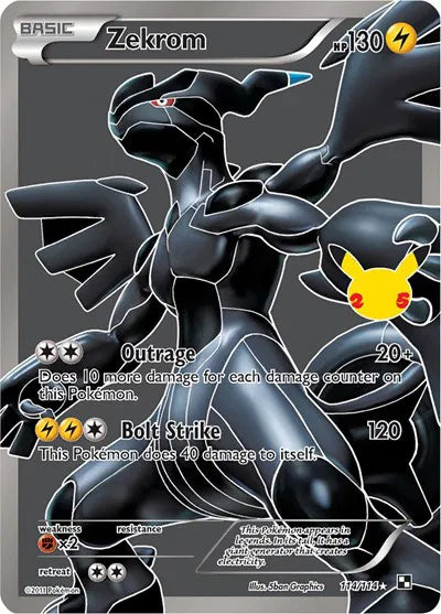 Zekrom 114/114 - Celebrations: Classic Collection - Holofoil