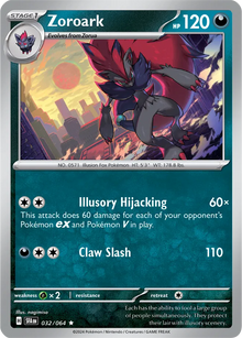 Zoroark 032/064 - Verhüllte Fabel - Holofolie