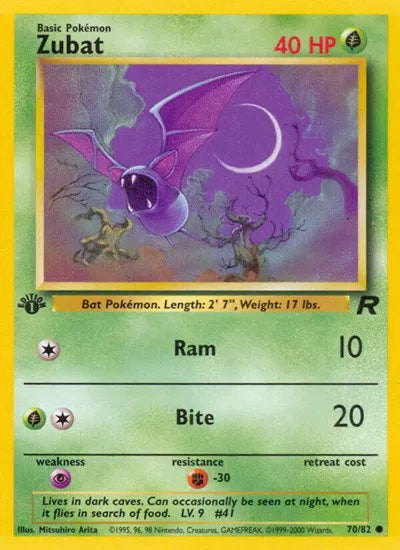 Zubat 70/82 – Team Rocket (Unbegrenzt) – Normal