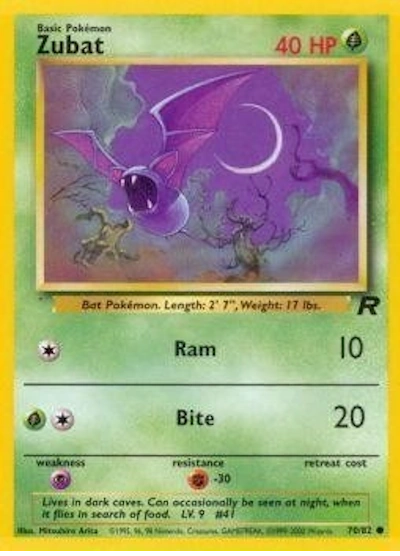 Zubat 70/82 – Team Rocket (Unbegrenzt) – Normal