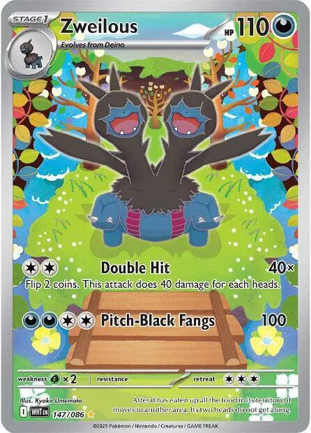 Zweilous 147/086 – White Flare – Holofoil