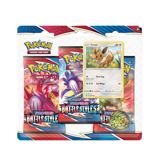 Pokémon Battle Styles: 3-Pack Blister - Eevee