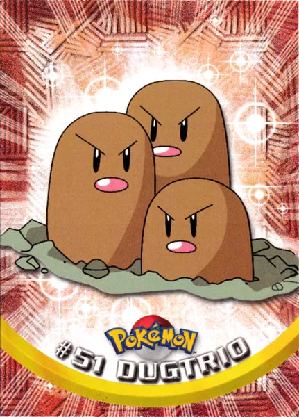 Dugtrio 51 - Topps Series 1 - Normal