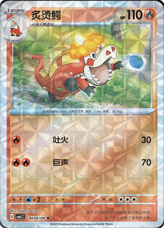 Crocalor (CN – Rotary Pattern) 0404/08 – Edelsteinpaket – Holofoil