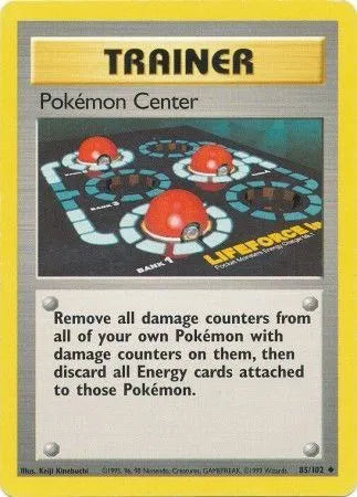 Pokémon Center 85/102 - Base Set (Unlimited) - Normal
