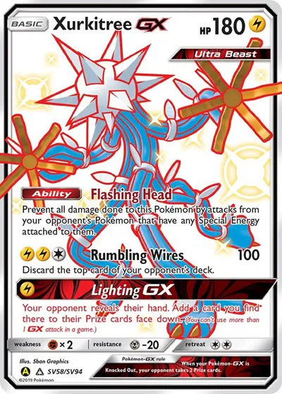 Xurkitree GX SV58/SV94 – Hidden Fates: Shiny Vault – Holofoil