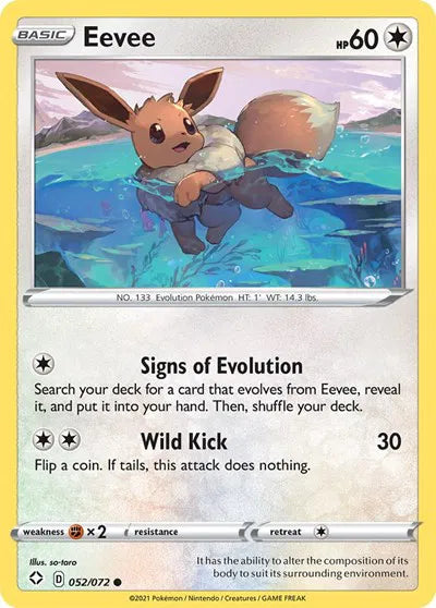 Eevee 052/072 - Shining Fates - Normal