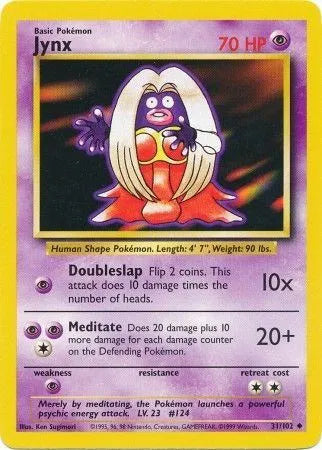 Jynx (NL) 31/102 - Base Set (Unlimited) - Normal