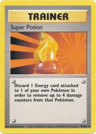 Super Potion 90/102 - Base Set (Unlimited) - Normal