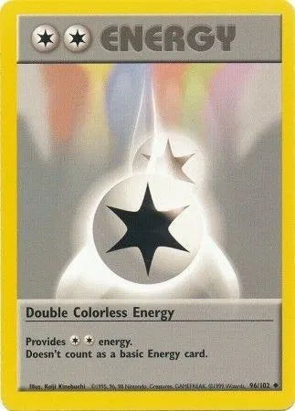 Double Colorless Energy 96/102 - Base Set (Unlimited) - Normal