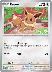 Eevee 166/197 - Obsidian Flames - Reverse Holofoil