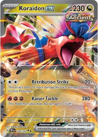 Koraidon ex 120/162 - Temporal Forces - Holofoil