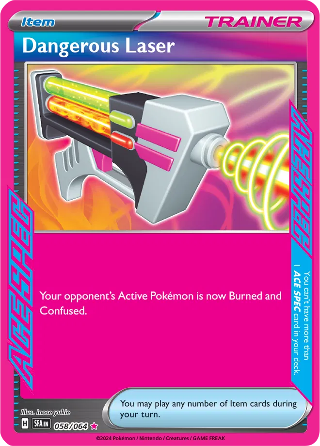 Dangerous Laser 058/064 - Shrouded Fable - Holofoil