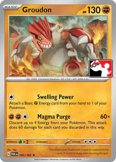 Groudon  093/182 - Prize Pack Series One - Normal