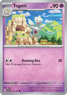 Togetic 071/191 – Wogende Funken – Umgekehrte Holofolie