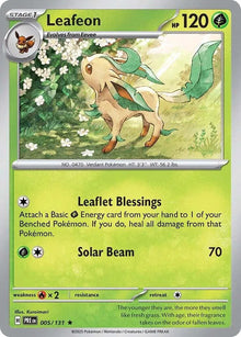 Leafeon 005/131 – Prisma-Entwicklungen – Holofolie