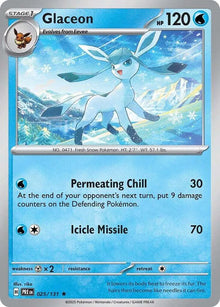 Glaceon 025/131 - Prismatic Evolutions - Reverse Holofoil