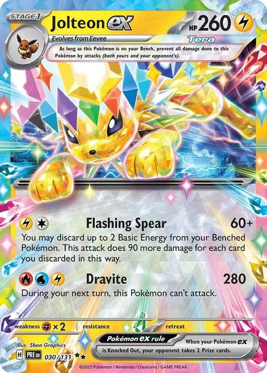 Jolteon ex 030/131 - Prismatic Evolutions - Holofoil