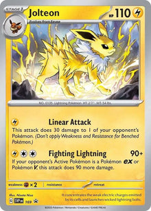 Jolteon - 169 - Scarlet & Violet Promo - Holofoil