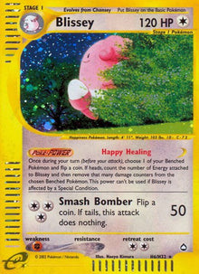Blissey H6/H32 - Aquapolis - Holofoil