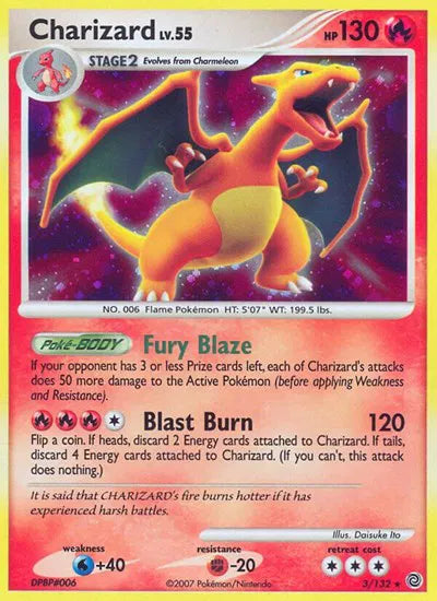 Charizard 3/132 – Secret Wonders – Holofoil