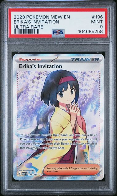 Erika's Invitation (PSA 9) 196/165 - 151 - Holofoil