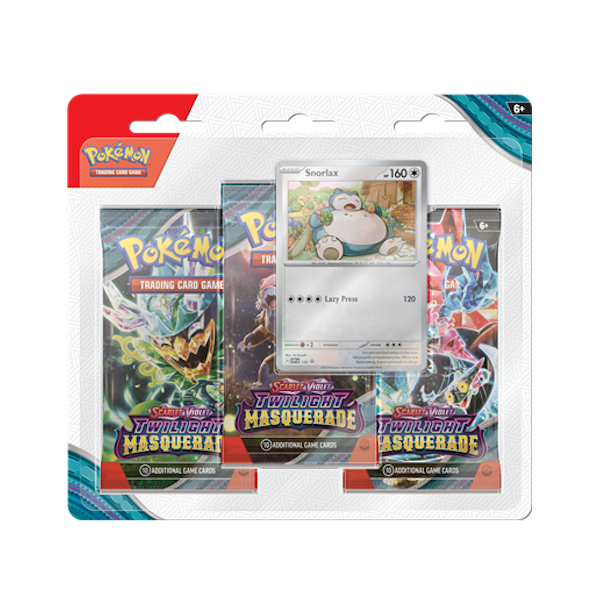 Pokémon Twilight Masquerade: 3er-Blisterpackung – Relaxo