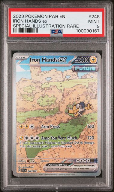 Iron Hands ex (PSA 9) 248/182 - Paradox Rift - Holofoil
